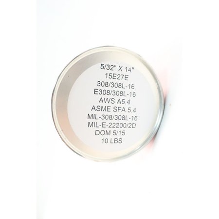 Arcos 5/32In 14In 10Lb Electrode 15E27E 308/308L-16